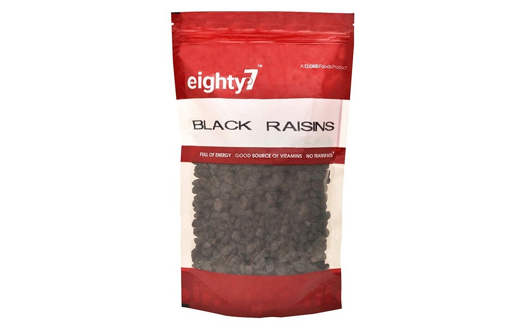 Eighty7 Black Raisins    Pack  1 kilogram